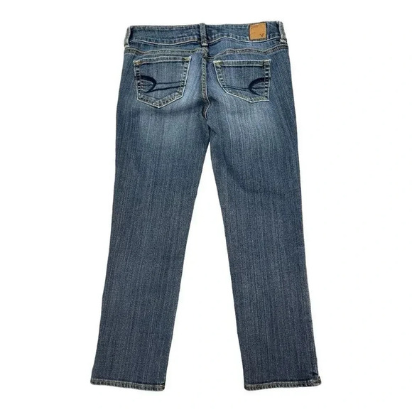 American Eagle Women’s Size 4‎ Regular Stretch Distressed Artist Jeans - Picture 2 of 6